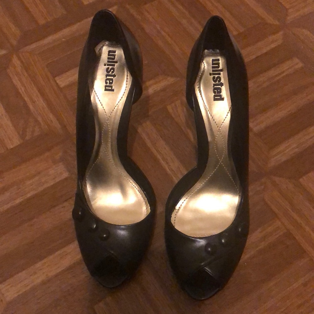 Unlisted black heels size 8 1/2